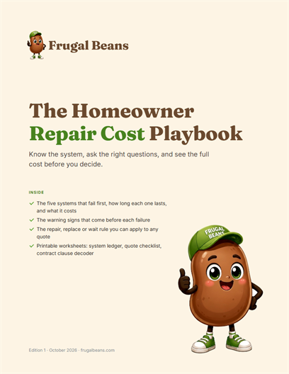 Cover of The Homeowner Repair Cost Playbook